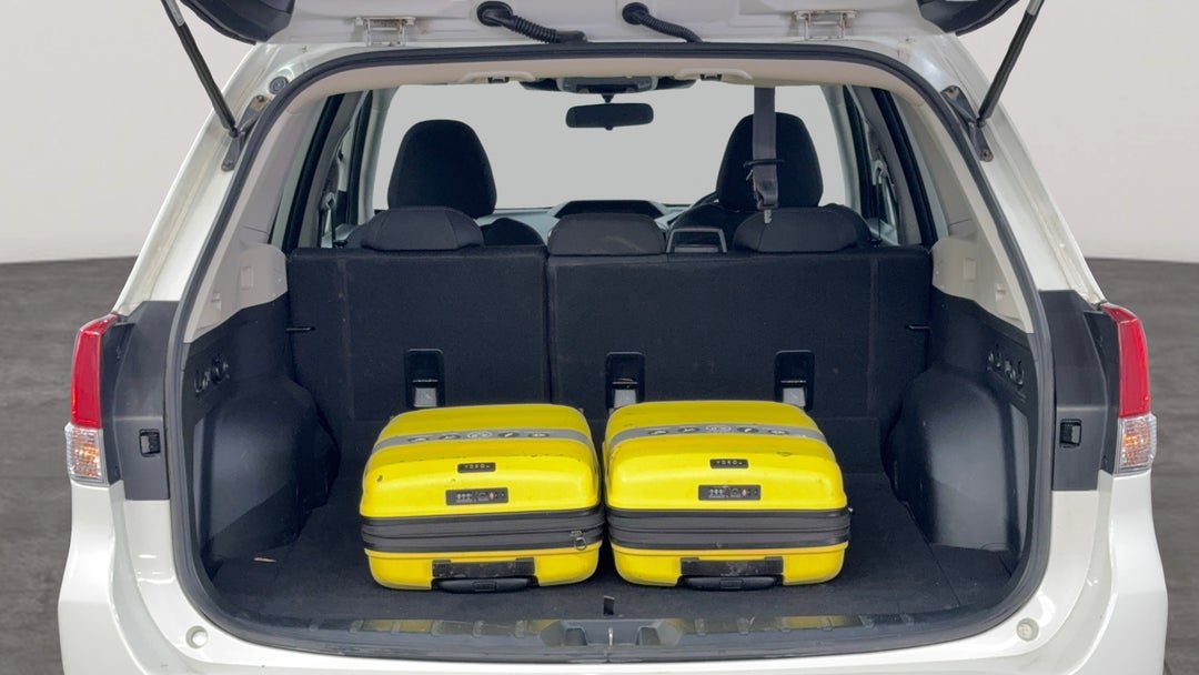 Boot Inside View with Luggage