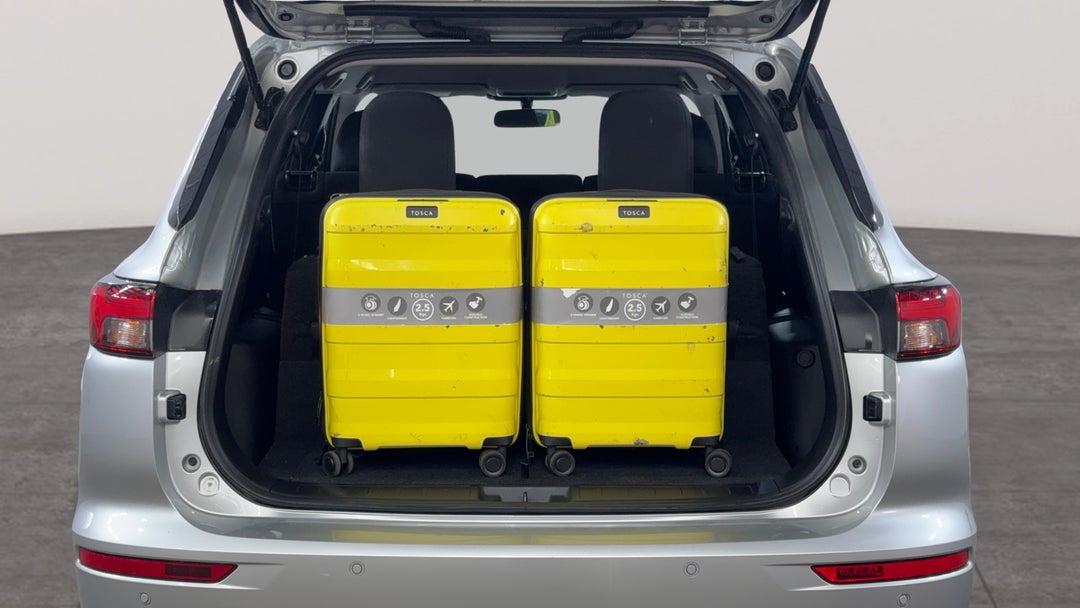 Boot Inside View with Luggage