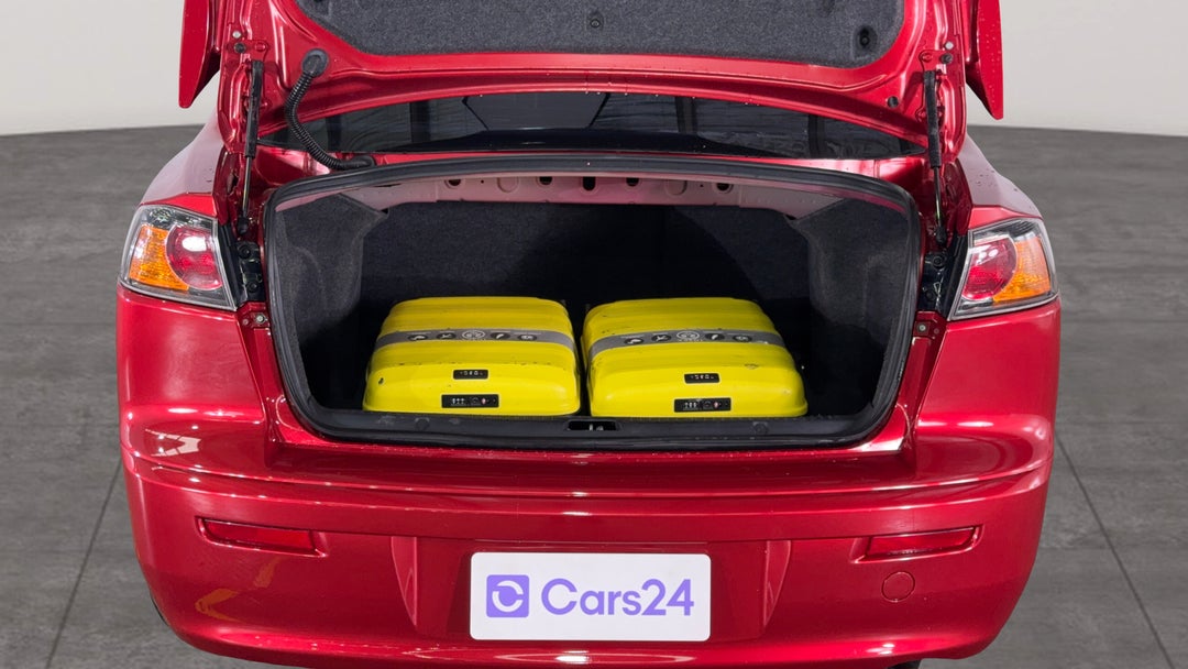 Boot Inside View with Luggage