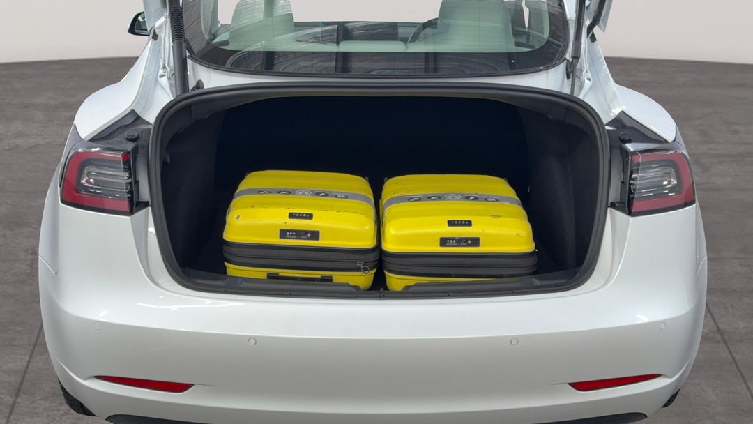 Boot Inside View with Luggage