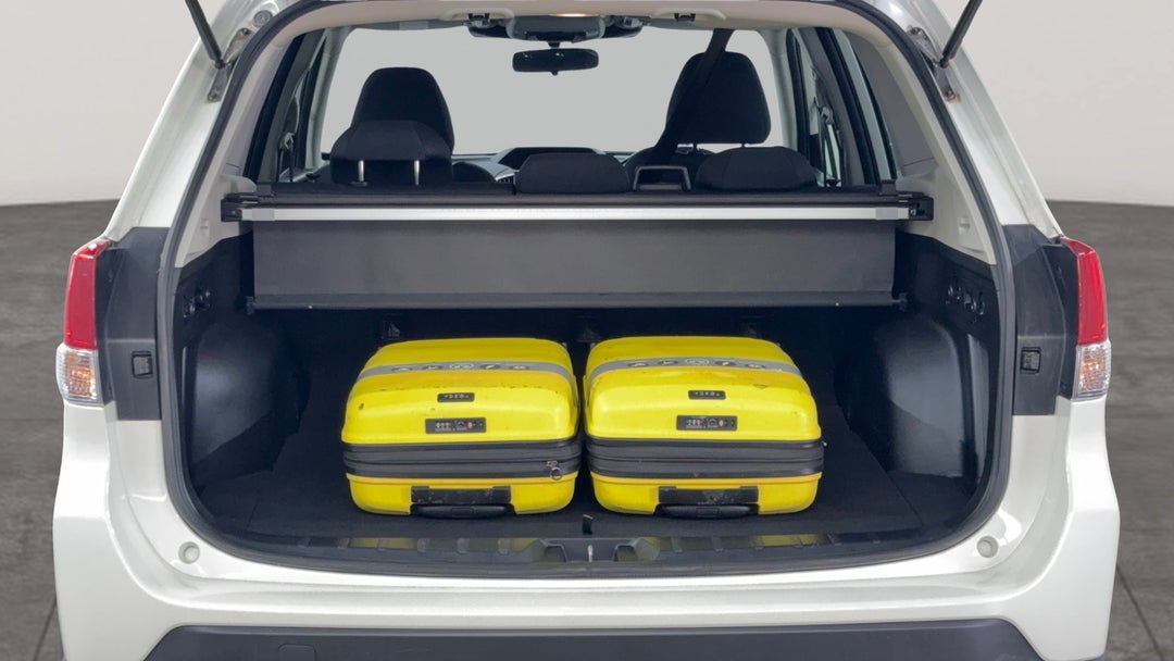 Boot Inside View with Luggage