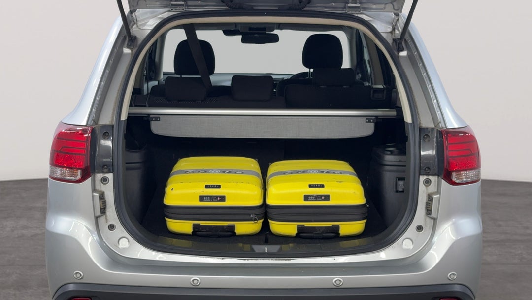 Boot Inside View with Luggage