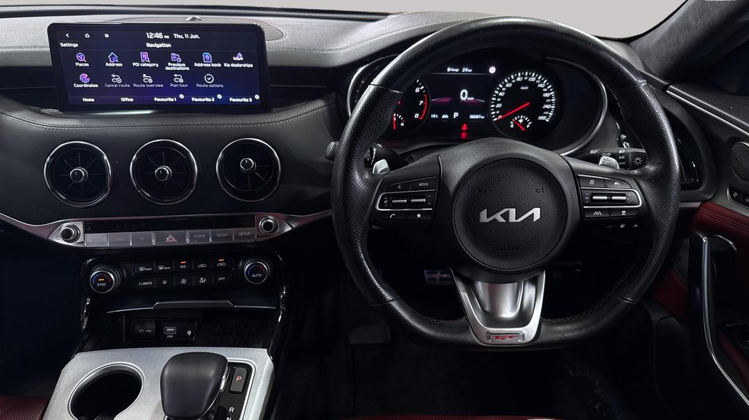 2022 Kia Stinger Gt (red Leather), Automatic, 36687 km, Center Console