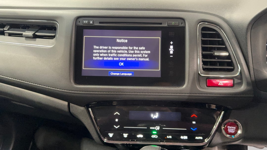 2016 Honda HR-V Vti-s, Automatic, 47753 km, Center Console