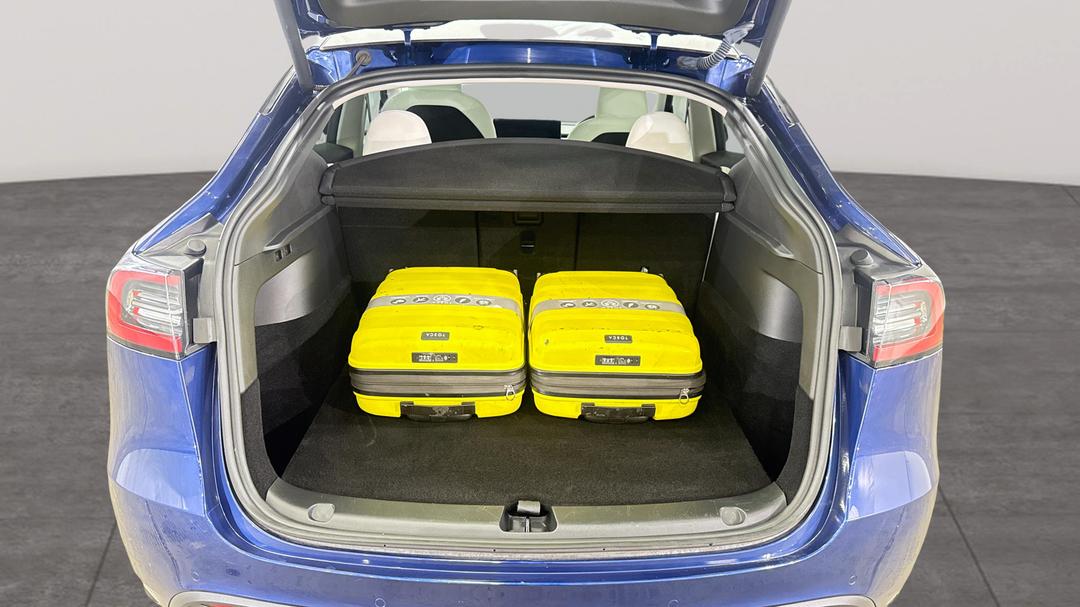 2023 Tesla Model Y Rear-wheel Drive, Automatic, 21248 km, Boot Inside View with Luggage