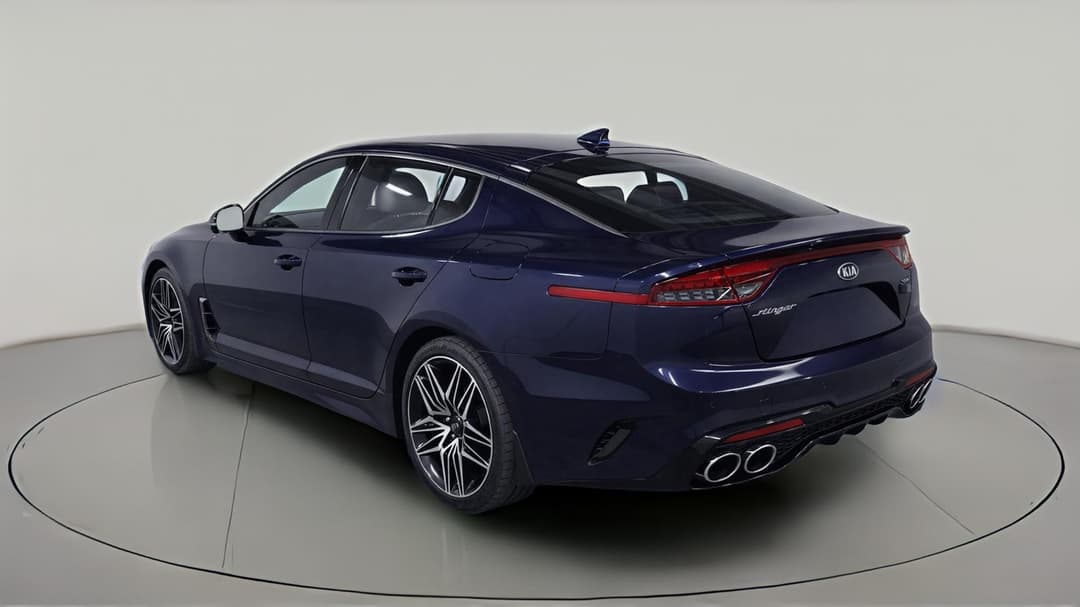 2021 Kia Stinger Gt (red Leather), Automatic, 28350 km, Left Back Diagonal (45- Degree) View
