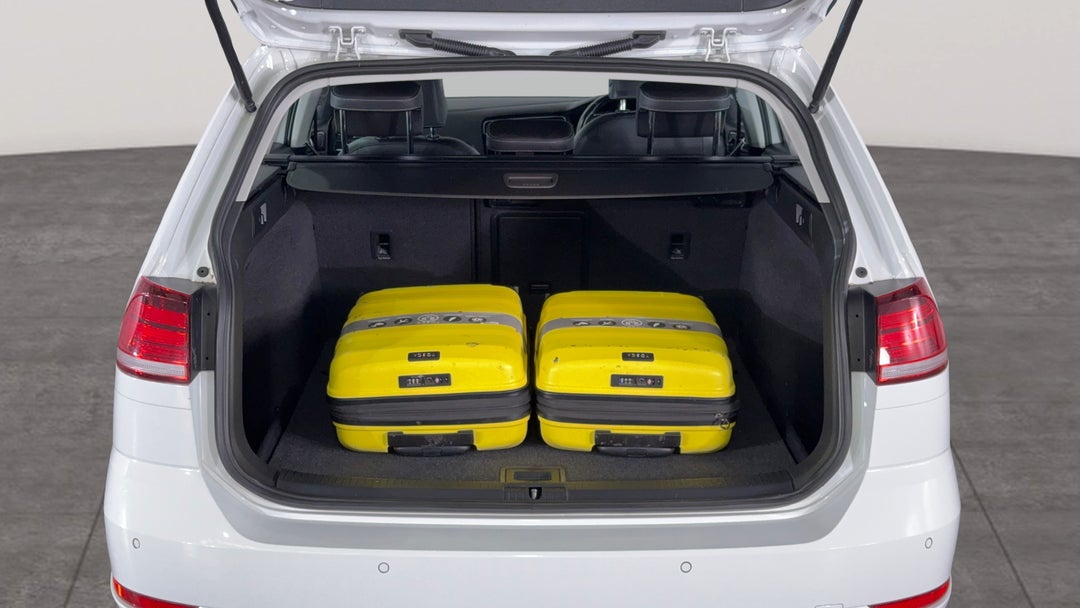 Boot Inside View with Luggage