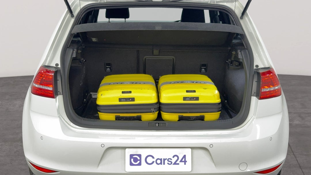 Boot Inside View with Luggage