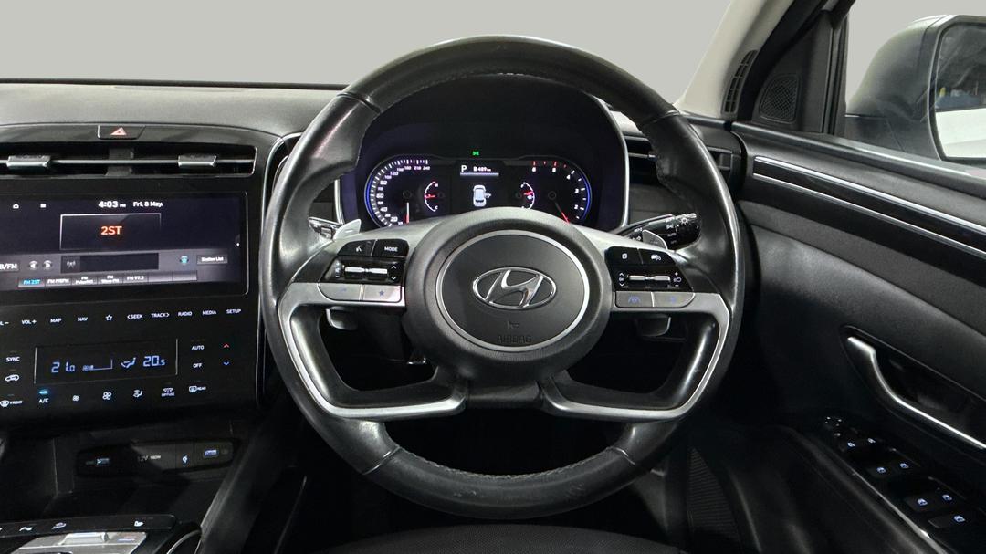 2022 Hyundai Tucson Elite (AWD), Automatic, 56324 km, Steering Wheel Close-up