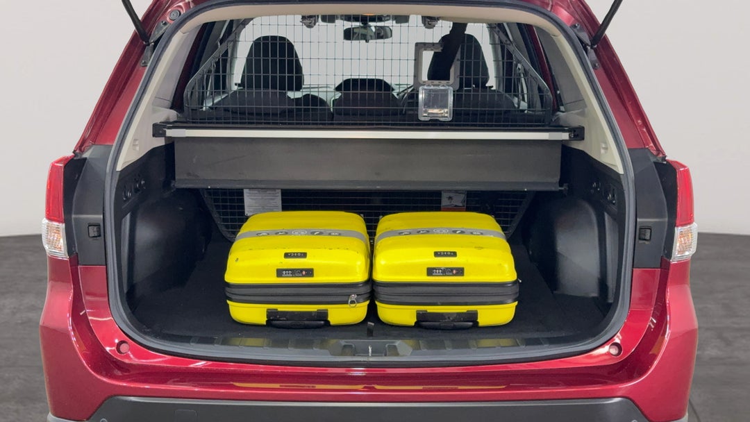 Boot Inside View with Luggage