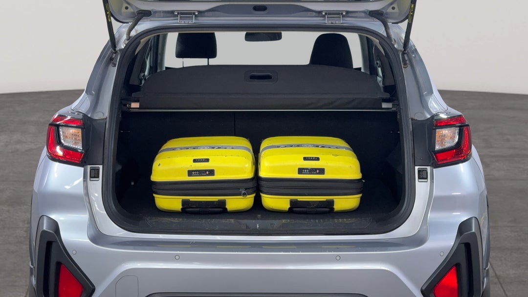 Boot Inside View with Luggage