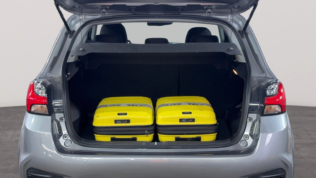 Boot Inside View with Luggage