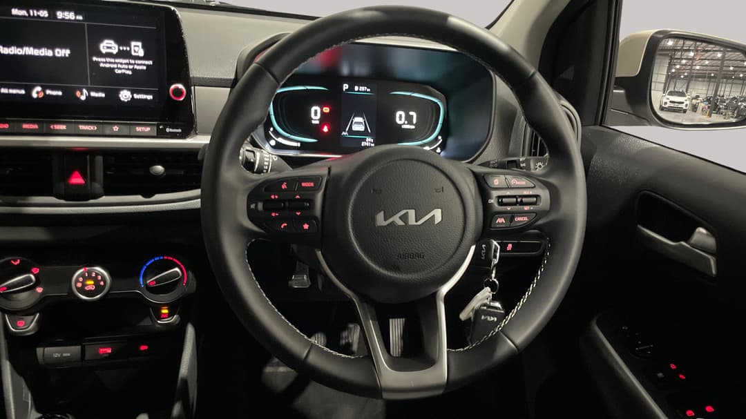2025 Kia Picanto Sport (pe2), Automatic, 2727 km, Steering Wheel Close-up