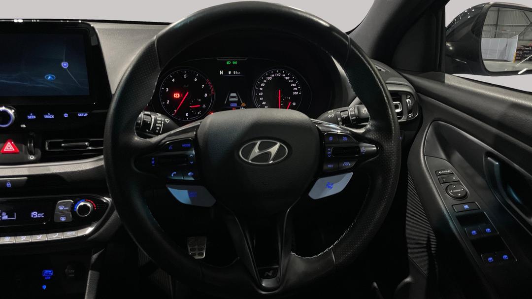 2021 Hyundai i30 N Line Premium, Manual, 31497 km, Steering Wheel Close-up
