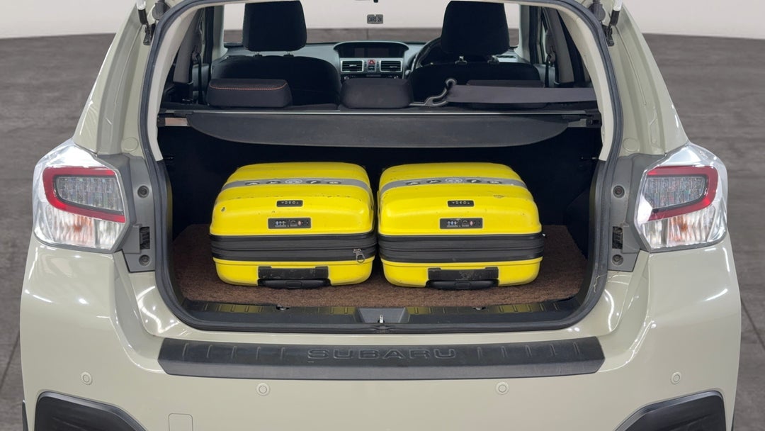 Boot Inside View with Luggage