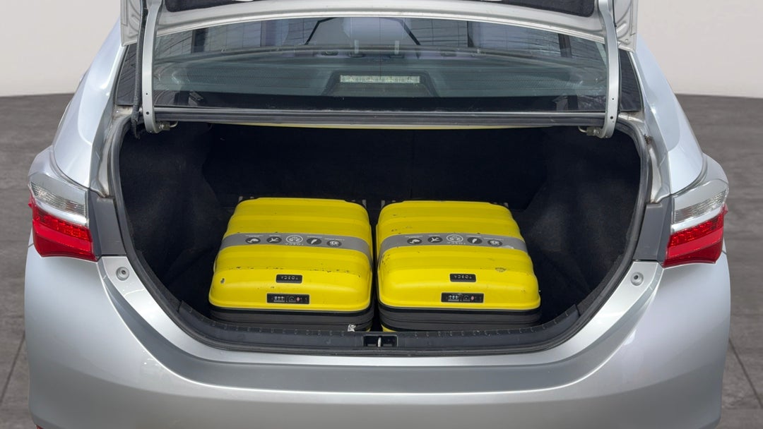Boot Inside View with Luggage