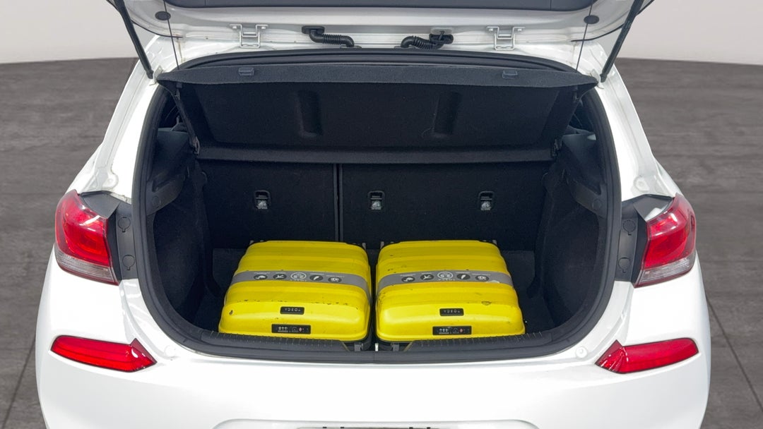 Boot Inside View with Luggage