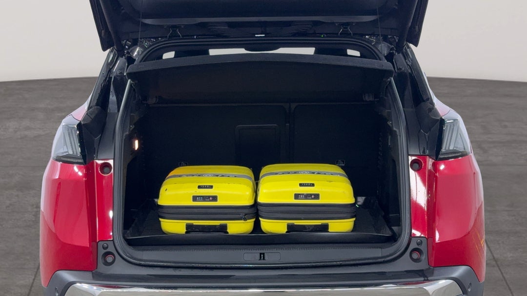 Boot Inside View with Luggage