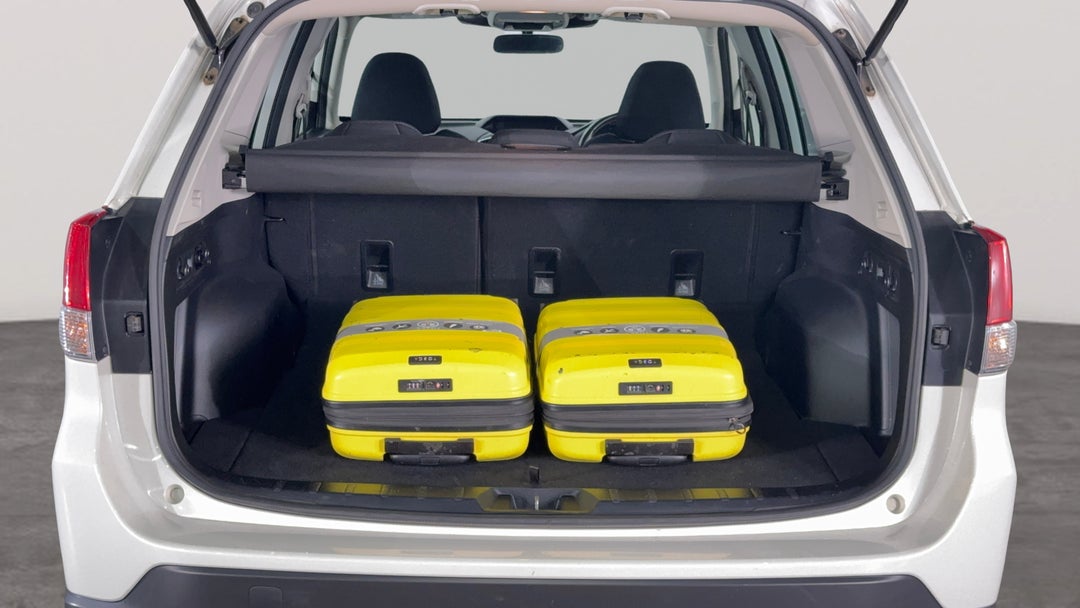 Boot Inside View with Luggage