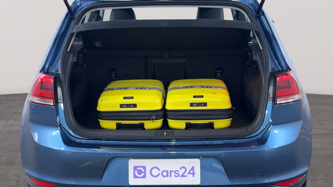 Boot Inside View with Luggage