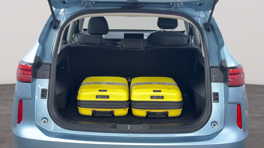 Boot Inside View with Luggage