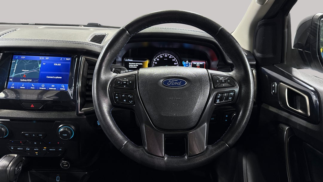 2021 Ford Everest Sport (4WD), Automatic, 95884 km, Steering Wheel Close-up