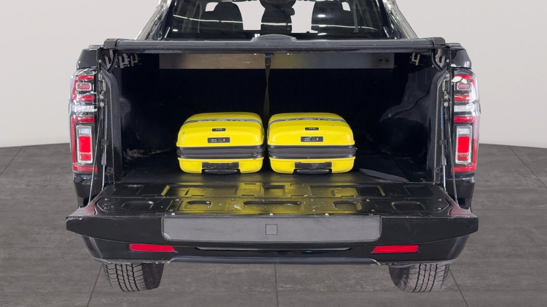 Boot Inside View with Luggage