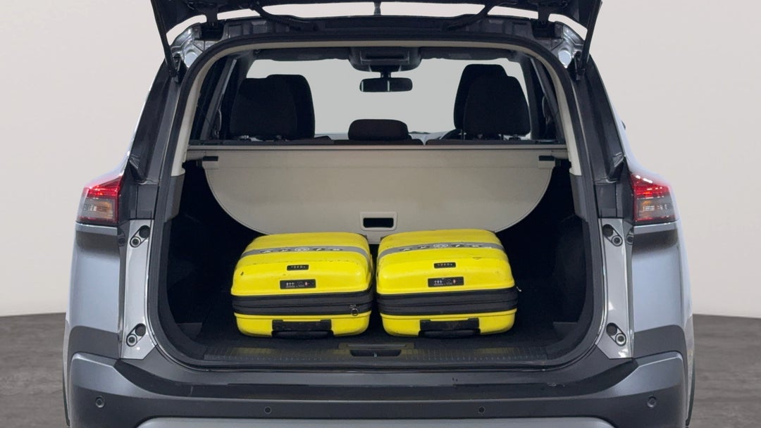 Boot Inside View with Luggage