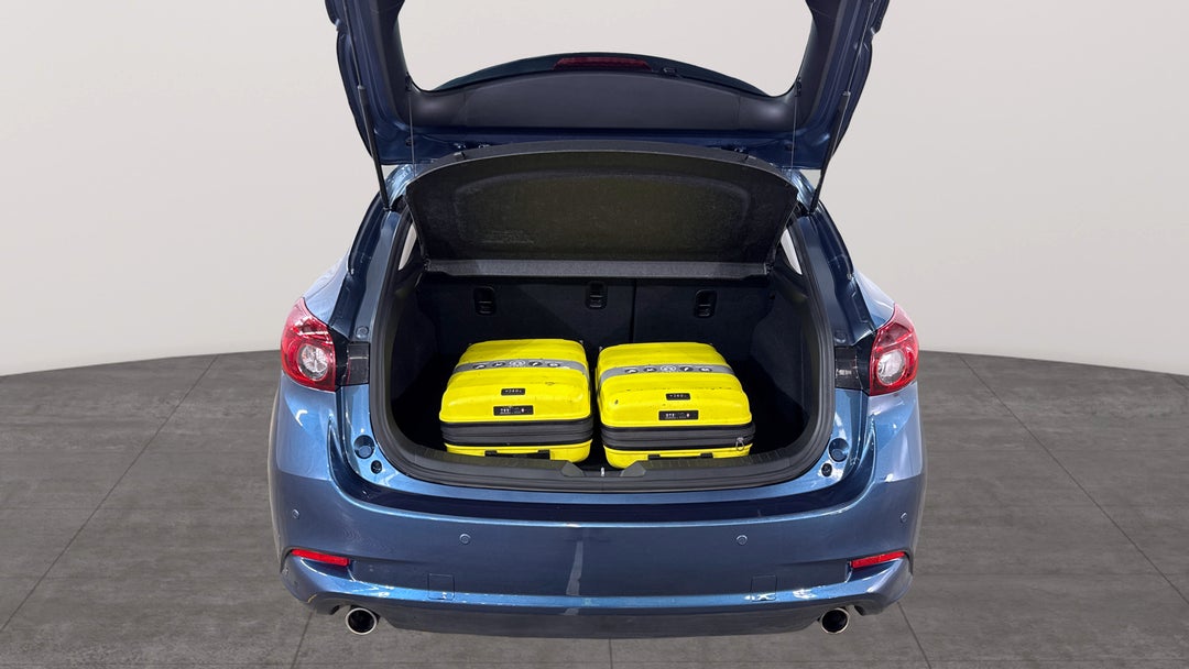 2018 Mazda 3 Maxx Sport, Automatic, 87722 km, Boot Inside View with Luggage