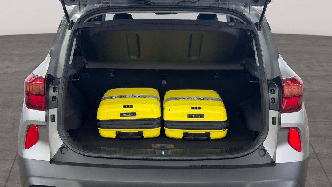 Boot Inside View with Luggage