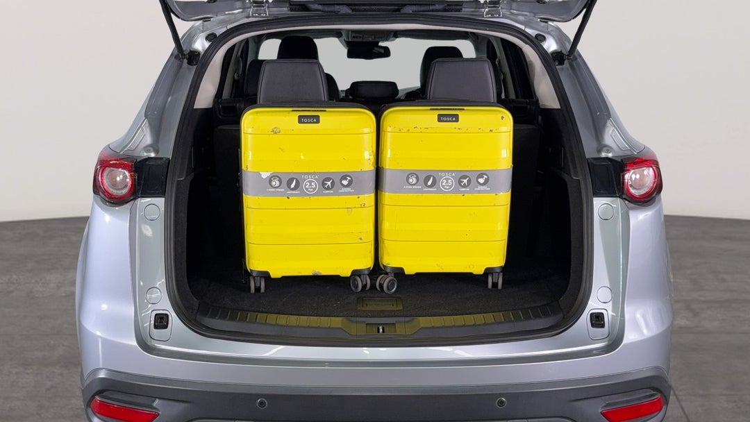 Boot Inside View with Luggage