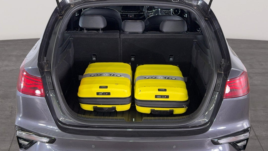 Boot Inside View with Luggage