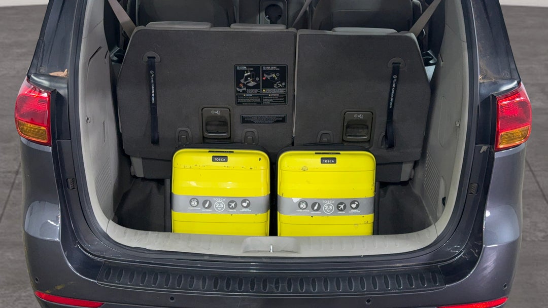 Boot Inside View with Luggage
