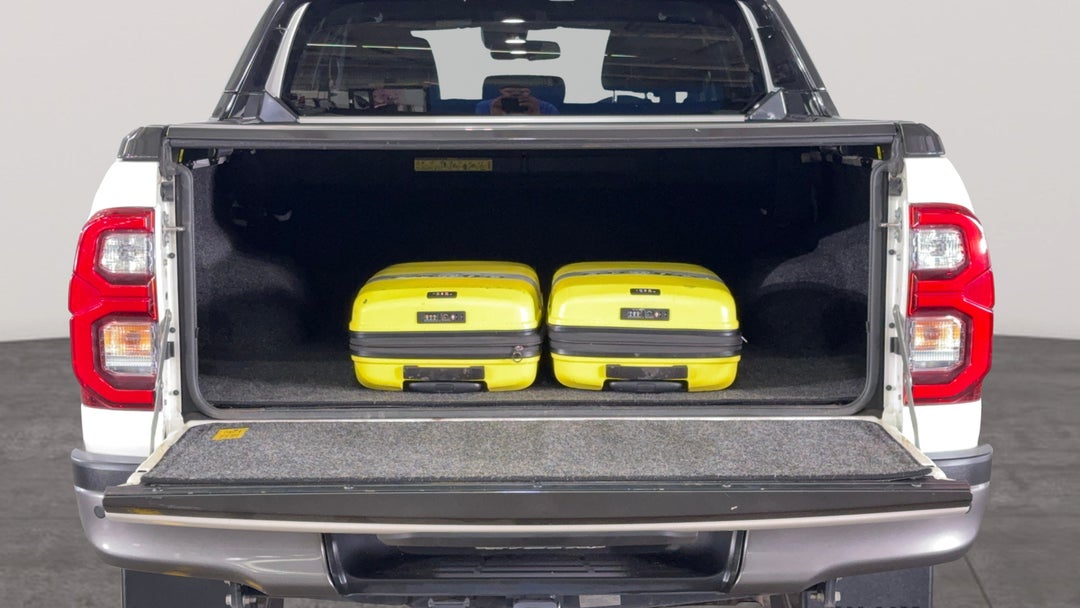 Boot Inside View with Luggage