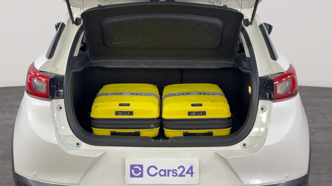 Boot Inside View with Luggage