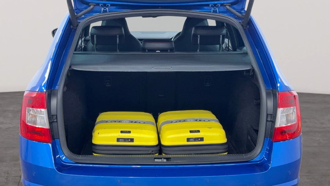 Boot Inside View with Luggage