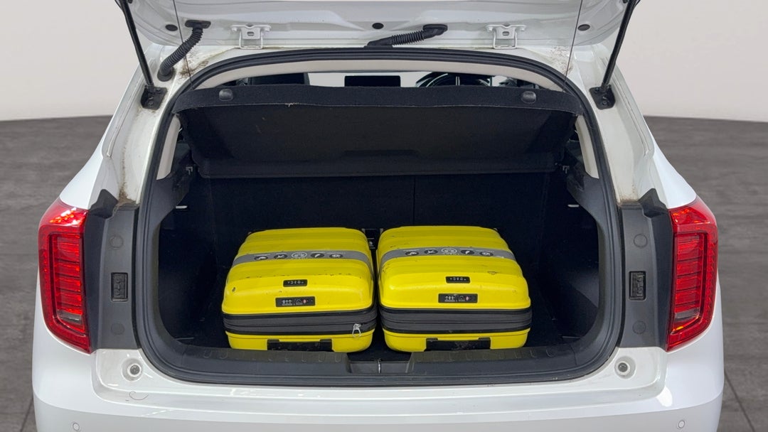 Boot Inside View with Luggage