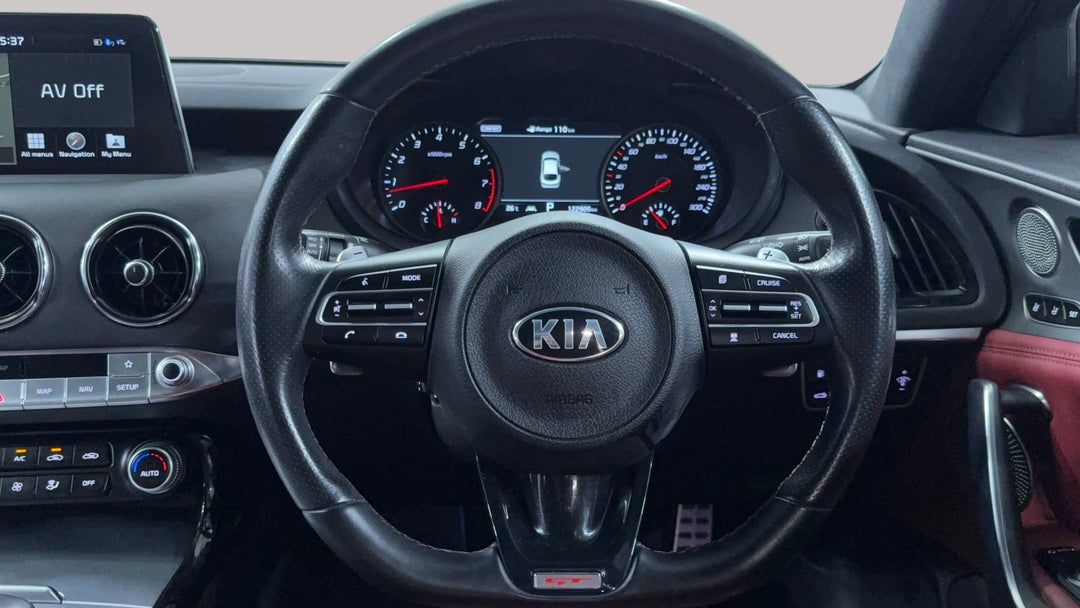 2019 Kia Stinger Gt (red Leather), Automatic, 122905 km, Steering Wheel Close-up