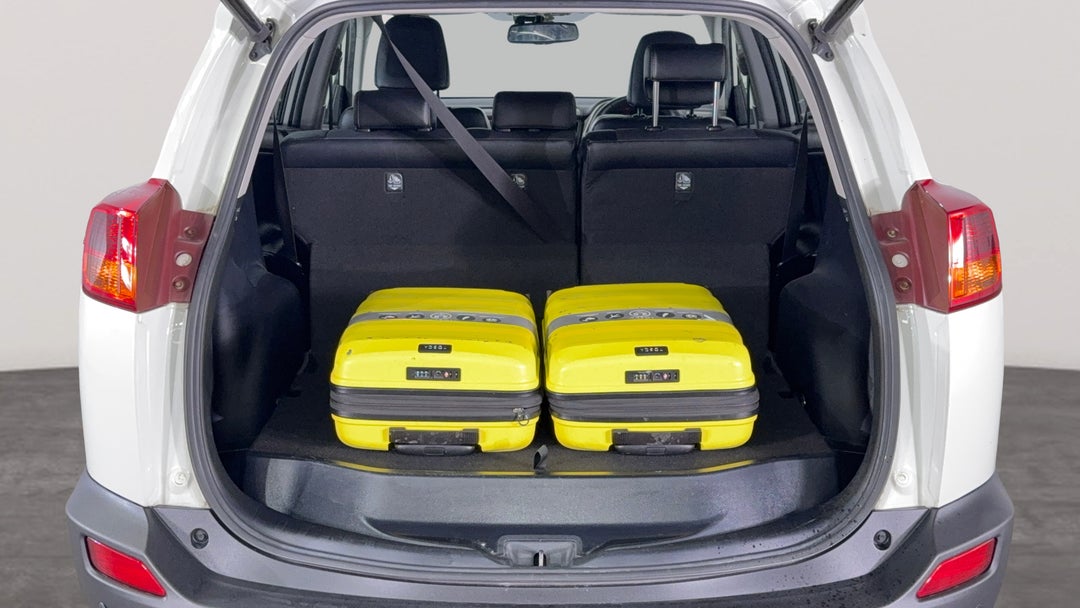 Boot Inside View with Luggage