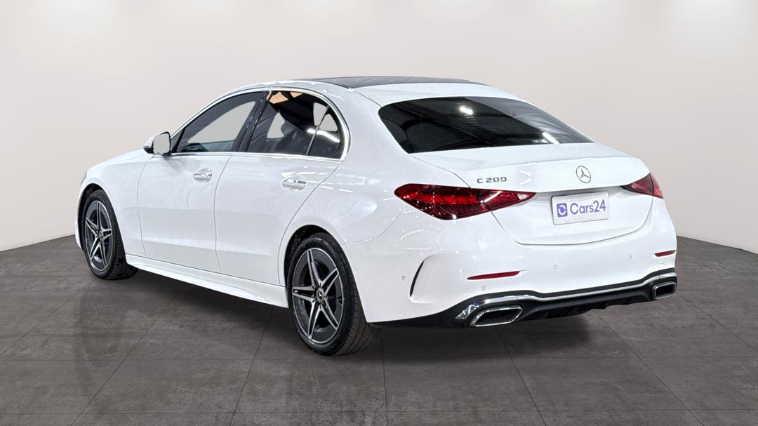 2022 Mercedes-benz C200 Mhev, Automatic, 21105 km, Left Back Diagonal (45- Degree) View