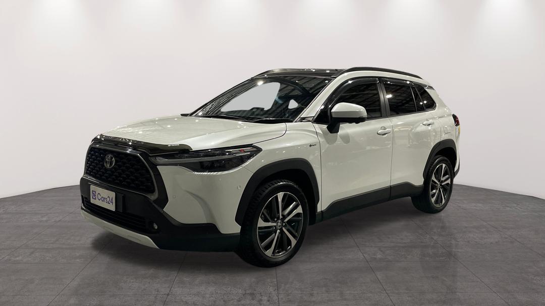 2024 Toyota Corolla Cross Atmos 2WD Hybrid, Automatic, 16977 km, Left Front Diagonal (45- Degree) View