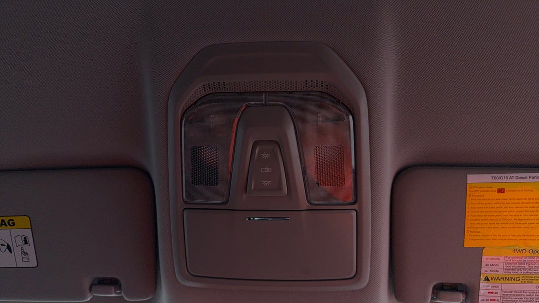 On-Roof Controls/Sunglass holder