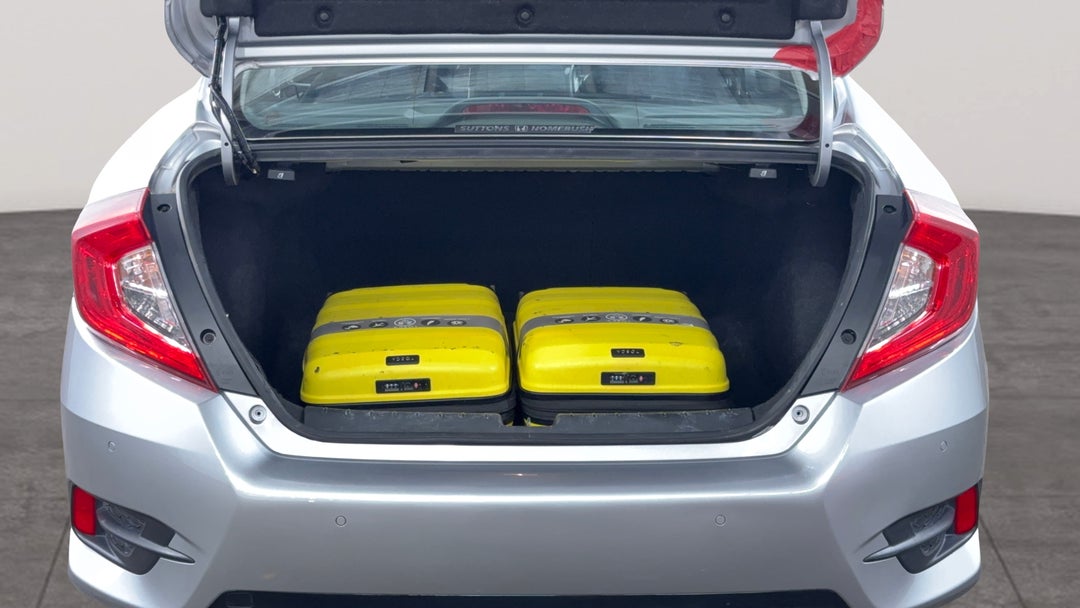 Boot Inside View with Luggage
