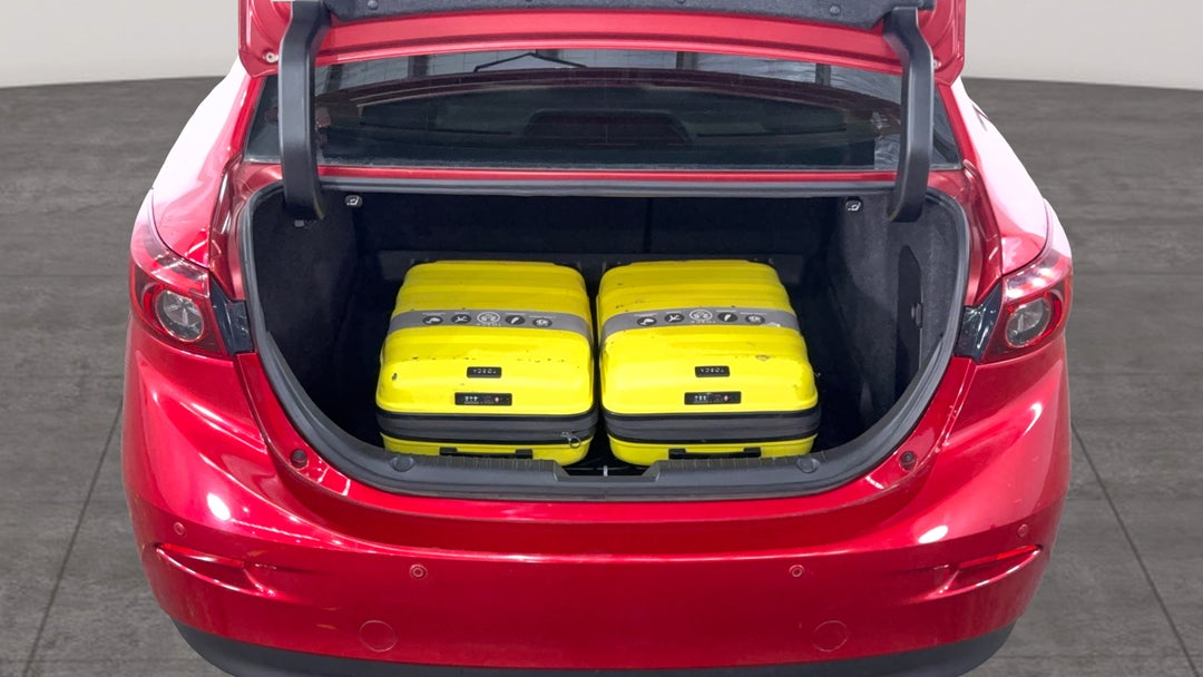 2016 Mazda 3 Sp25 Gt, Automatic, 126221 km, Boot Inside View with Luggage