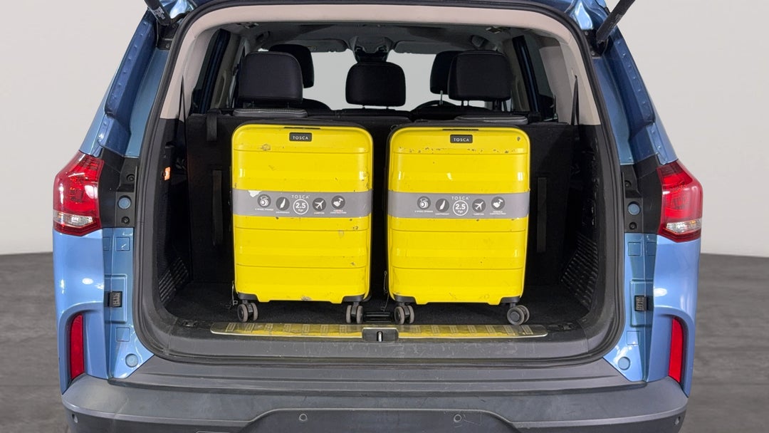 Boot Inside View with Luggage