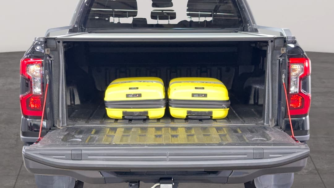 Boot Inside View with Luggage