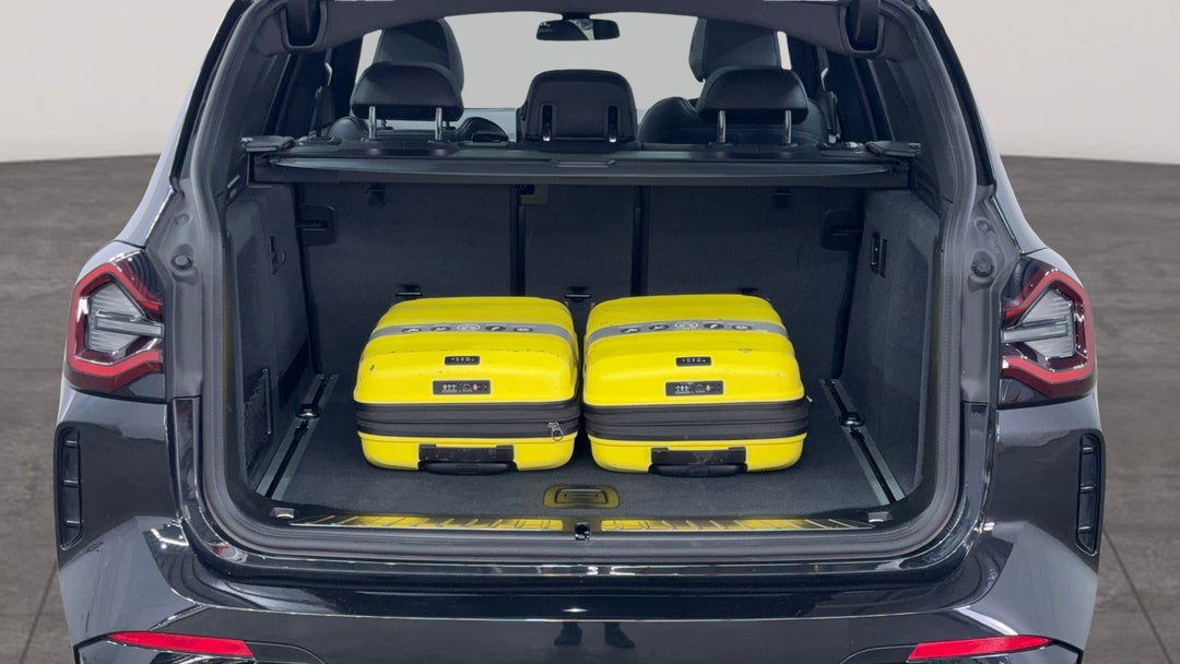 Boot Inside View with Luggage