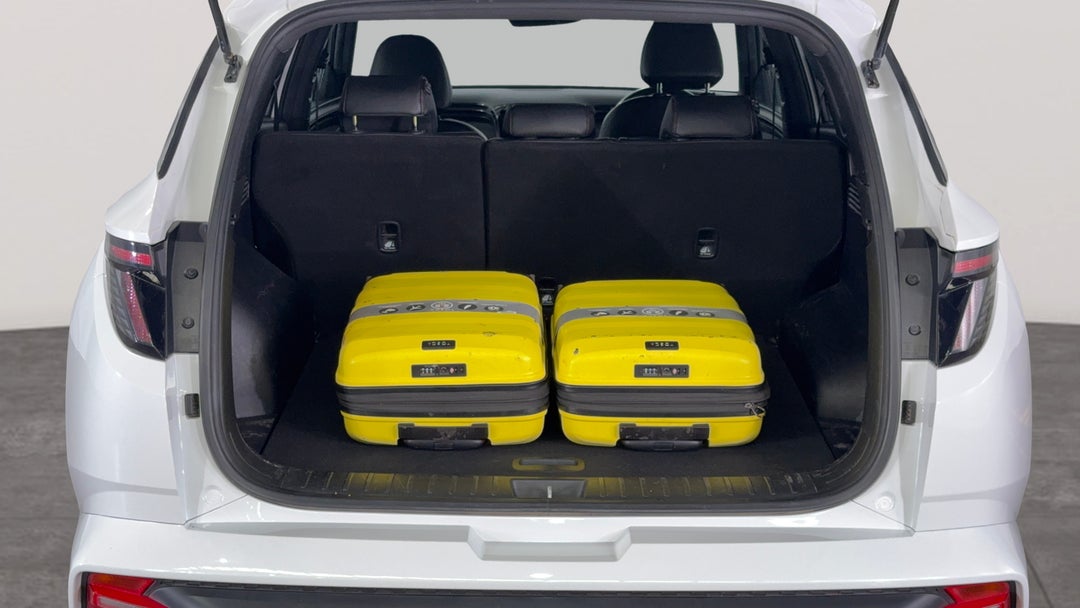 Boot Inside View with Luggage