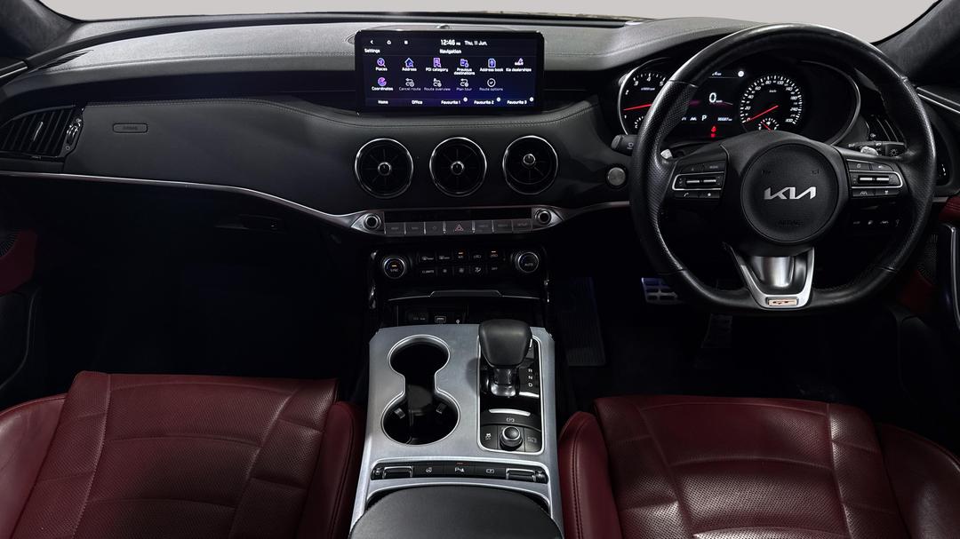 2022 Kia Stinger Gt (red Leather), Automatic, 36687 km, Dashboard View