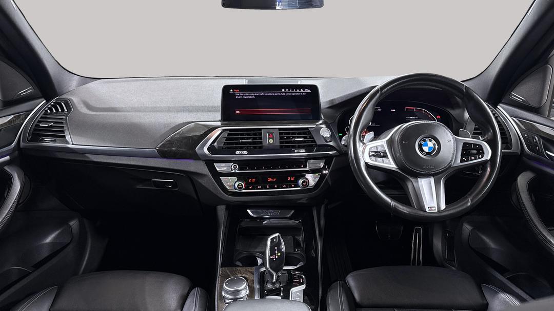 2020 BMW X3 xDrive30i M Sport, Automatic, 88243 km, Dashboard View